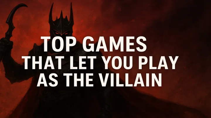 Top Games That Let You Play as the Villain