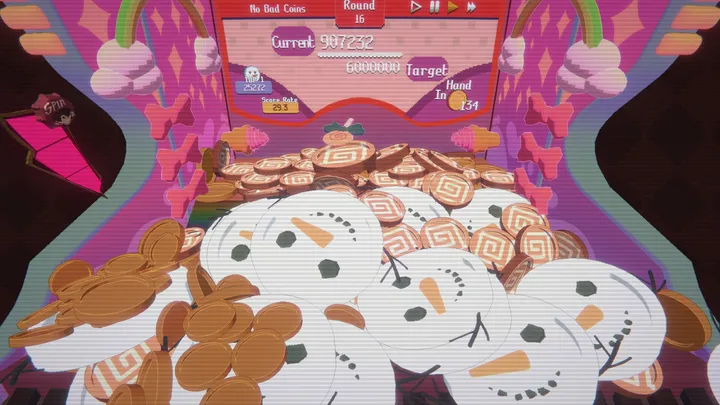 Risk vs Randomness: The Hidden Balance Problem in RACCOIN: Coin Pusher Roguelike