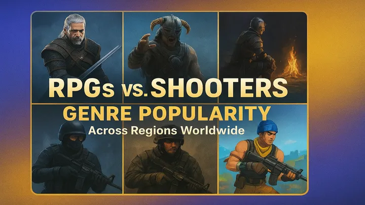 RPGs vs. Shooters: Genre Popularity Across Regions