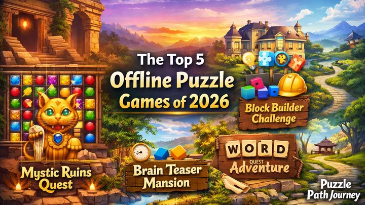 The Top 5 Offline Puzzle Games of 2026